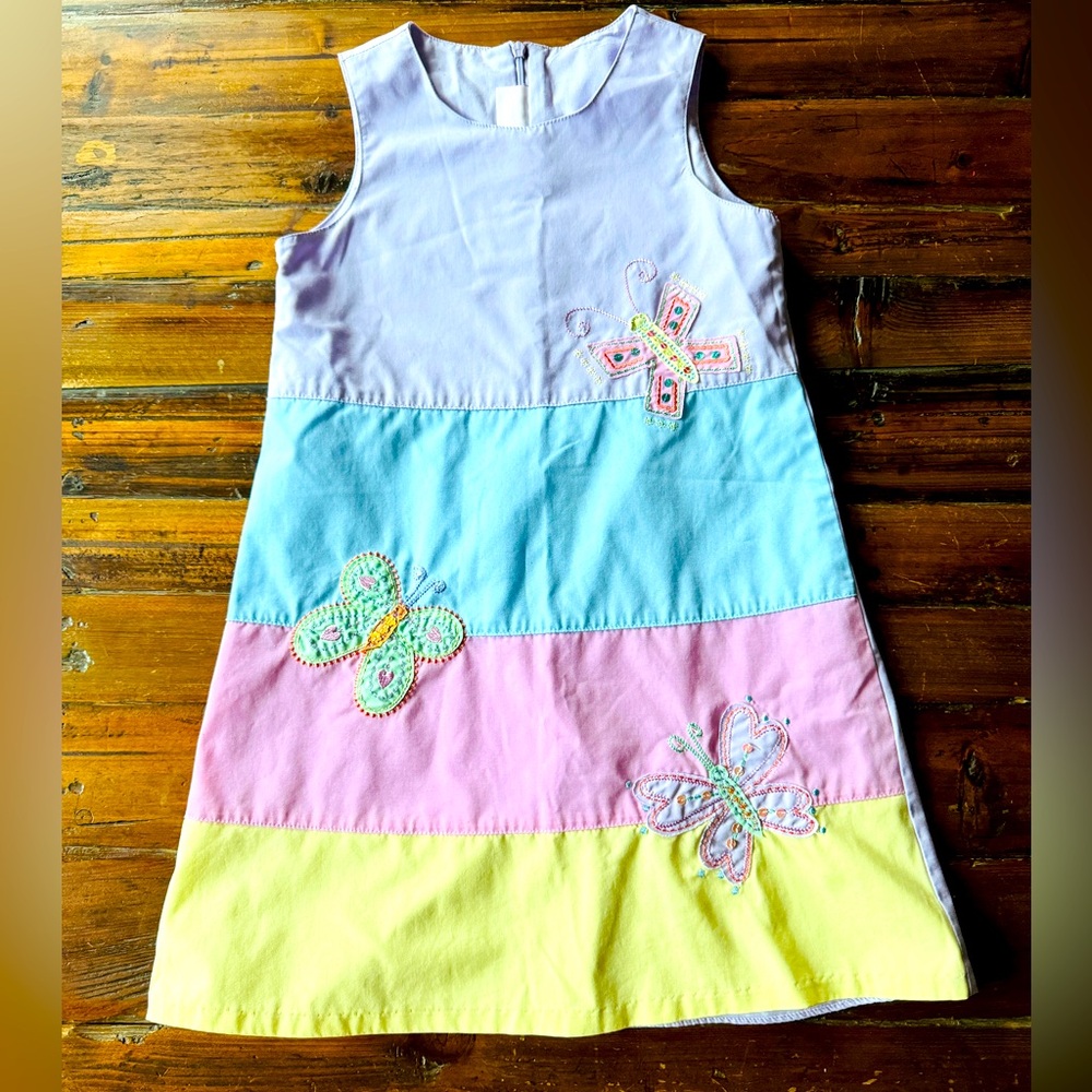 Beautiful Color block Butterfly Dress